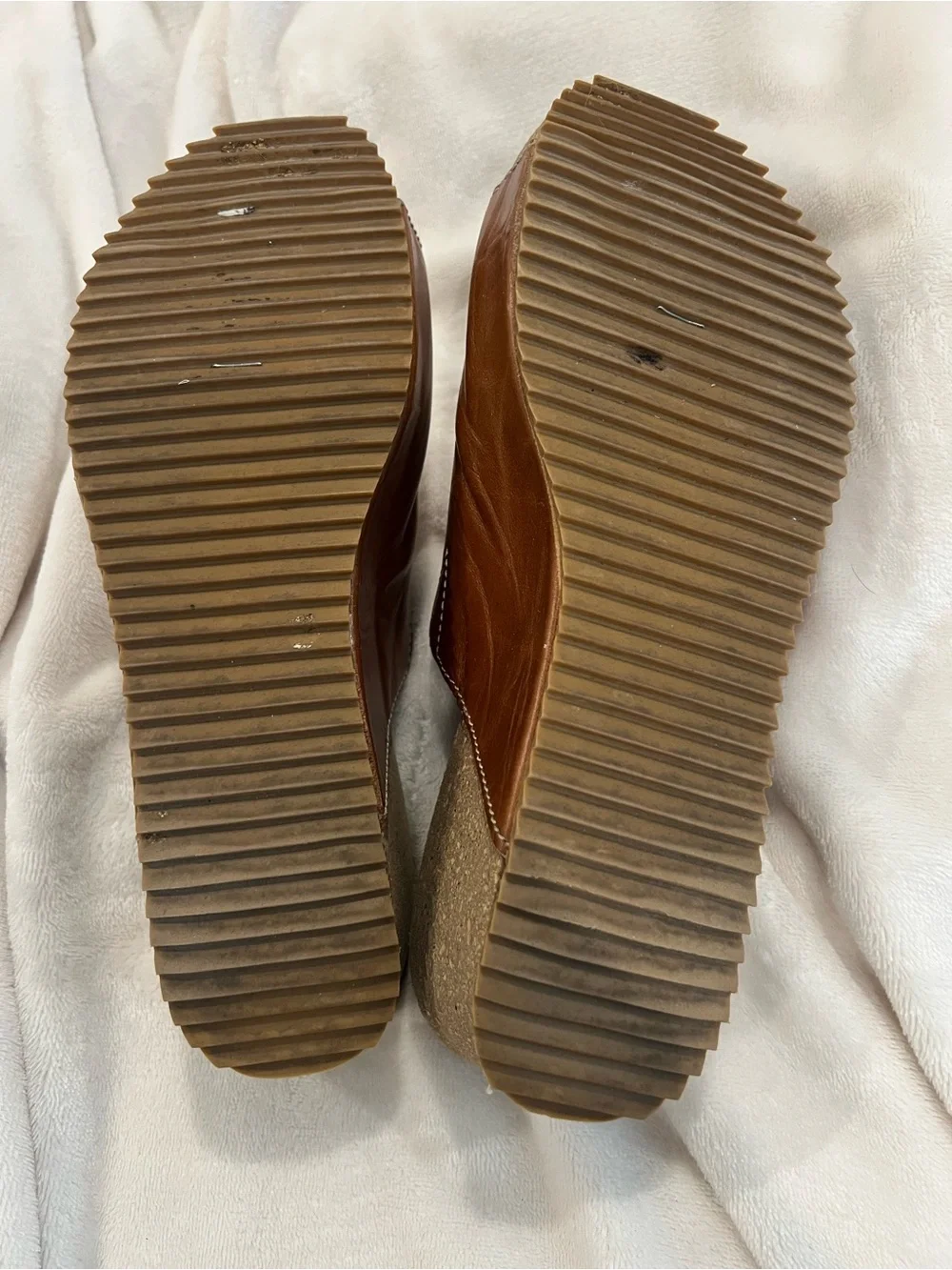 Josef Seibel Meike Brown Leather Slides